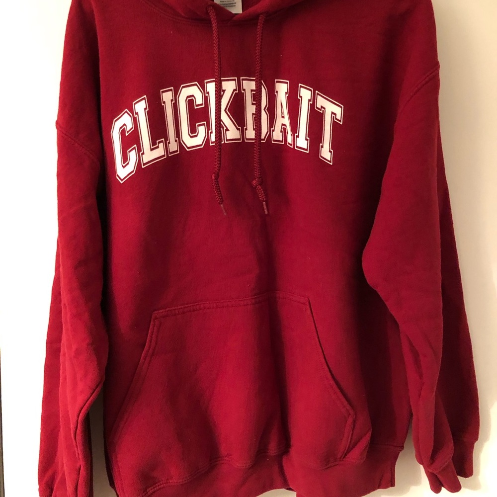 David Dobrik x Liza Koshy “Clickbait” hoodie